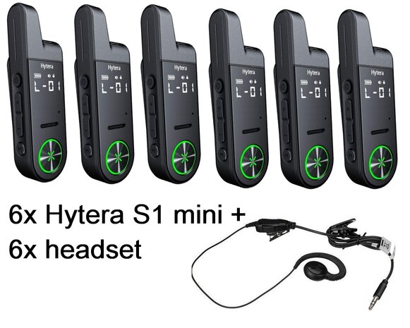 Hytera S1 mini set van 6