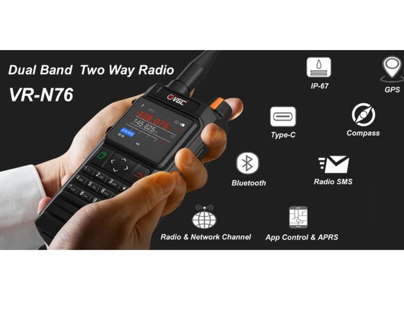 VGC VR-N76 APRS Dualband 2m/70cm